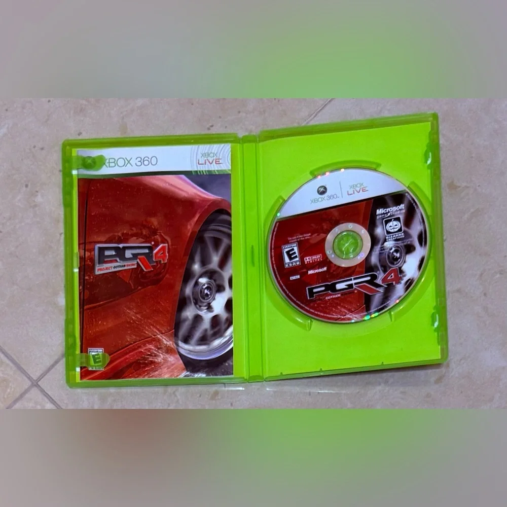 Microsoft PGR 4 - Project Gotham Racing XBox 360.2007. Rated : E Manual included